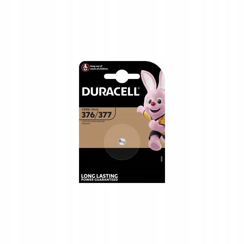 

Bateria Duracell SR626 AG4 377 376 Long Life