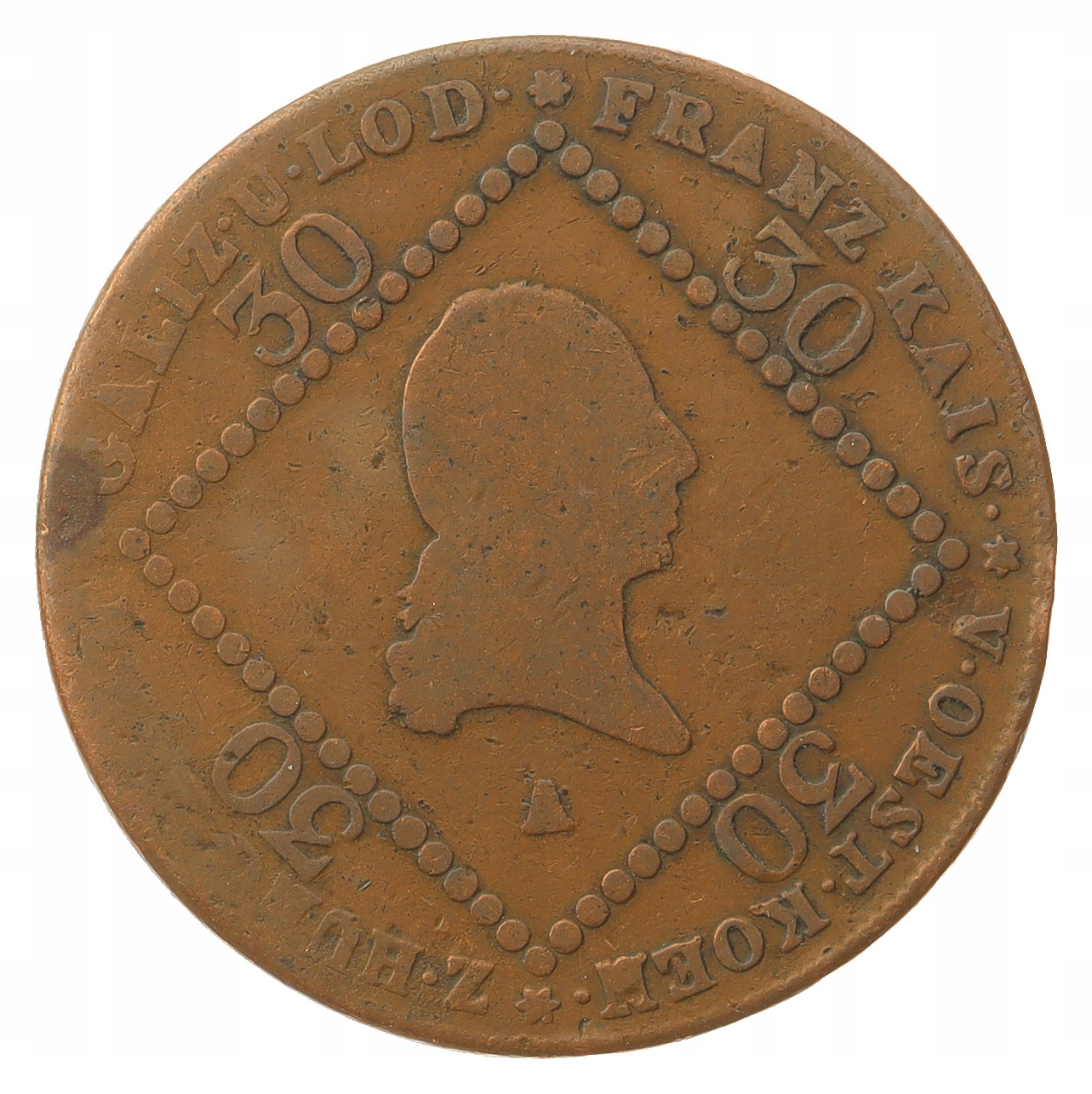 [M32392] Austria 30 krajcarów 1807