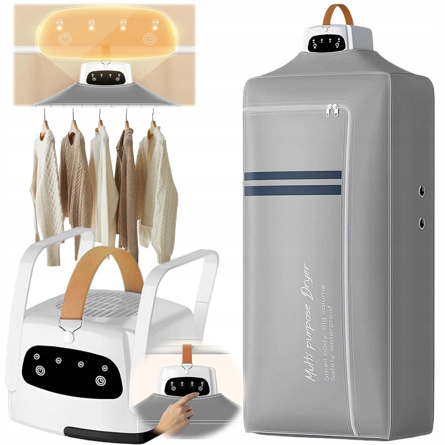 Levně Elektrická Sušák Prádla Inteligentní Multifunkční Sterilizace 600 W
