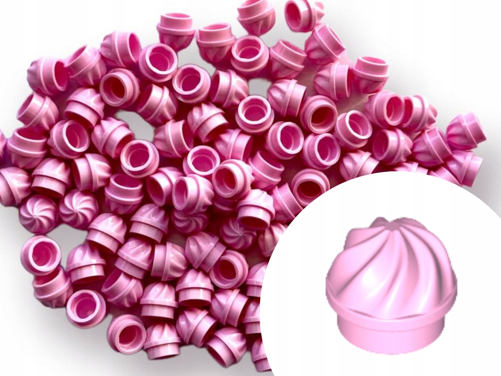 

Lego 15470 Lody kręcone Bright Pink Różowy 25 szt