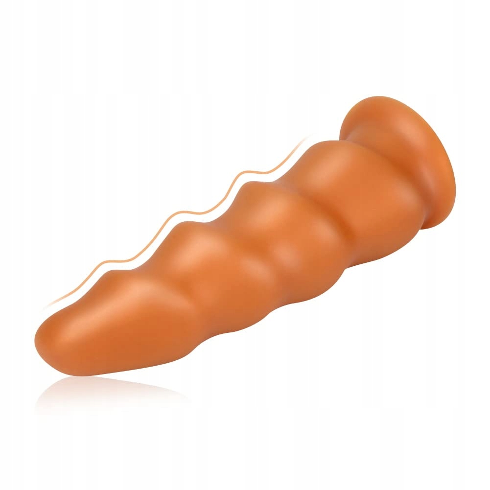 RIESEN Silikonowy Korek Analny 3 Rozmiary Realistyczny Dildo z Przyssawką — miniatura 7