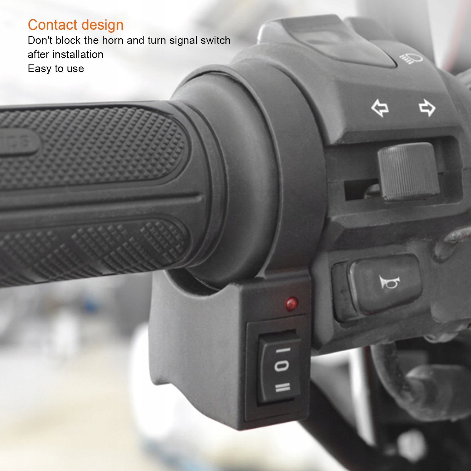 PODGRZEWANE MANETKI DO MOTOCYKLA 12V 7/8CALA