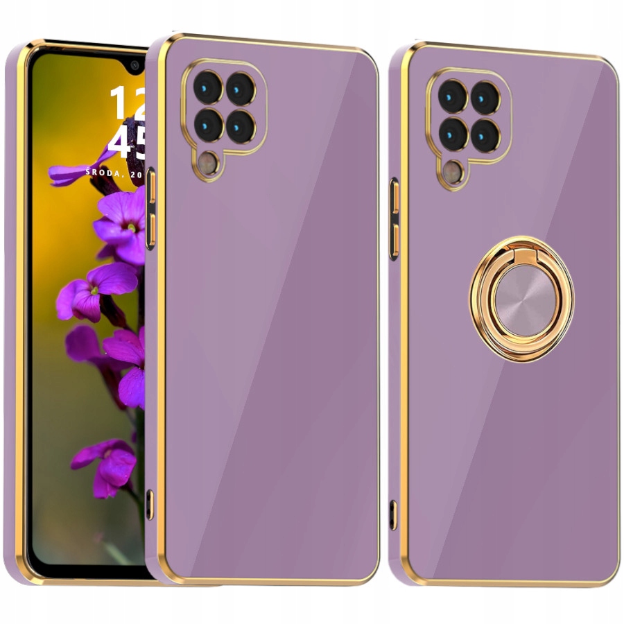 

Etui do Samsung A12 M12 Silicone Glamour Ring