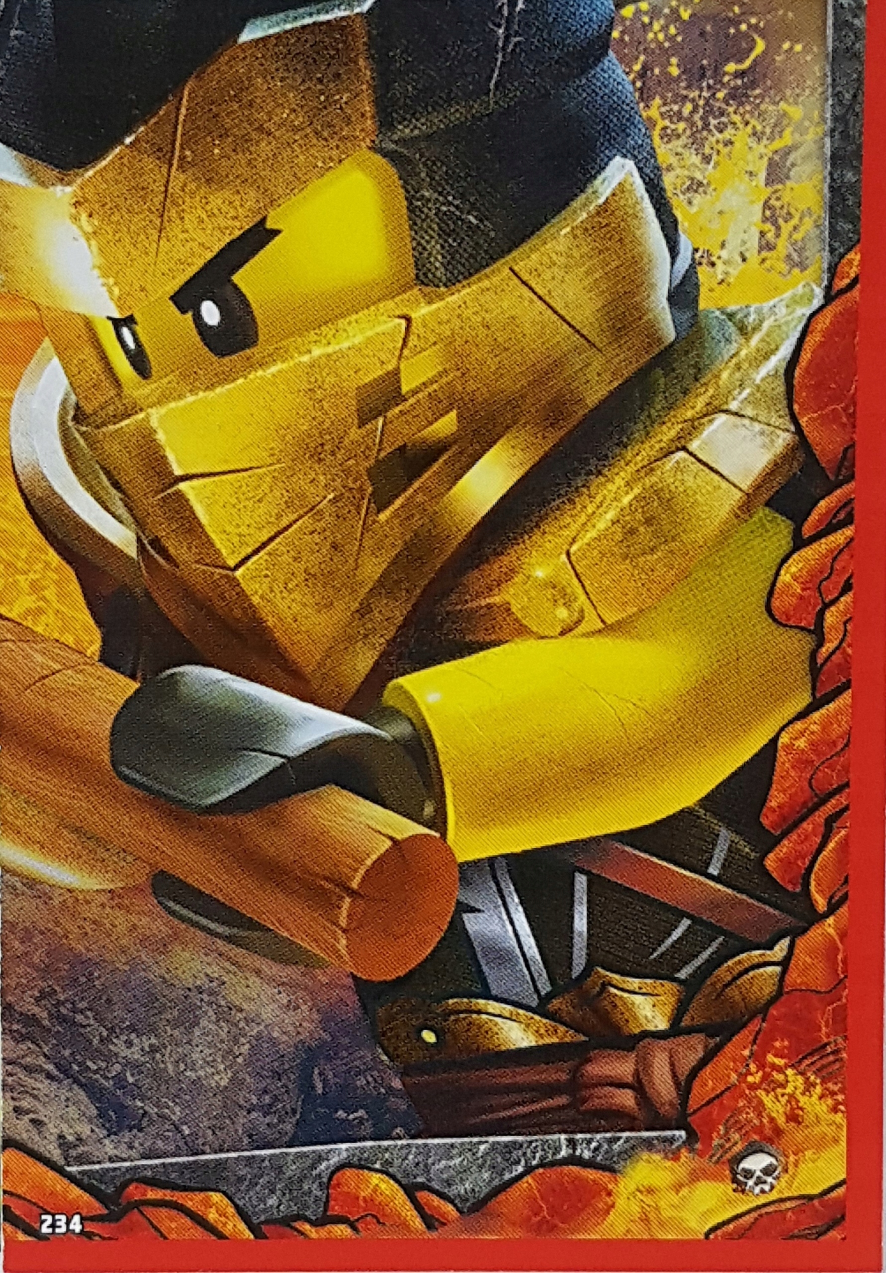 Lego Ninjago Karta Puzzle Arena Seria 6 nr 234