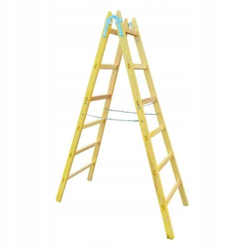 Štafle drevené Profi, 6 priečok, L 196,5 cm, Enpro