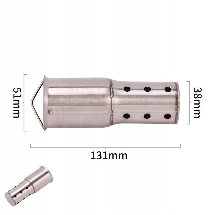 DB Killer Wydechu 51 mm Tłumika HARD Katalizator EAN (GTIN) 5904630165779