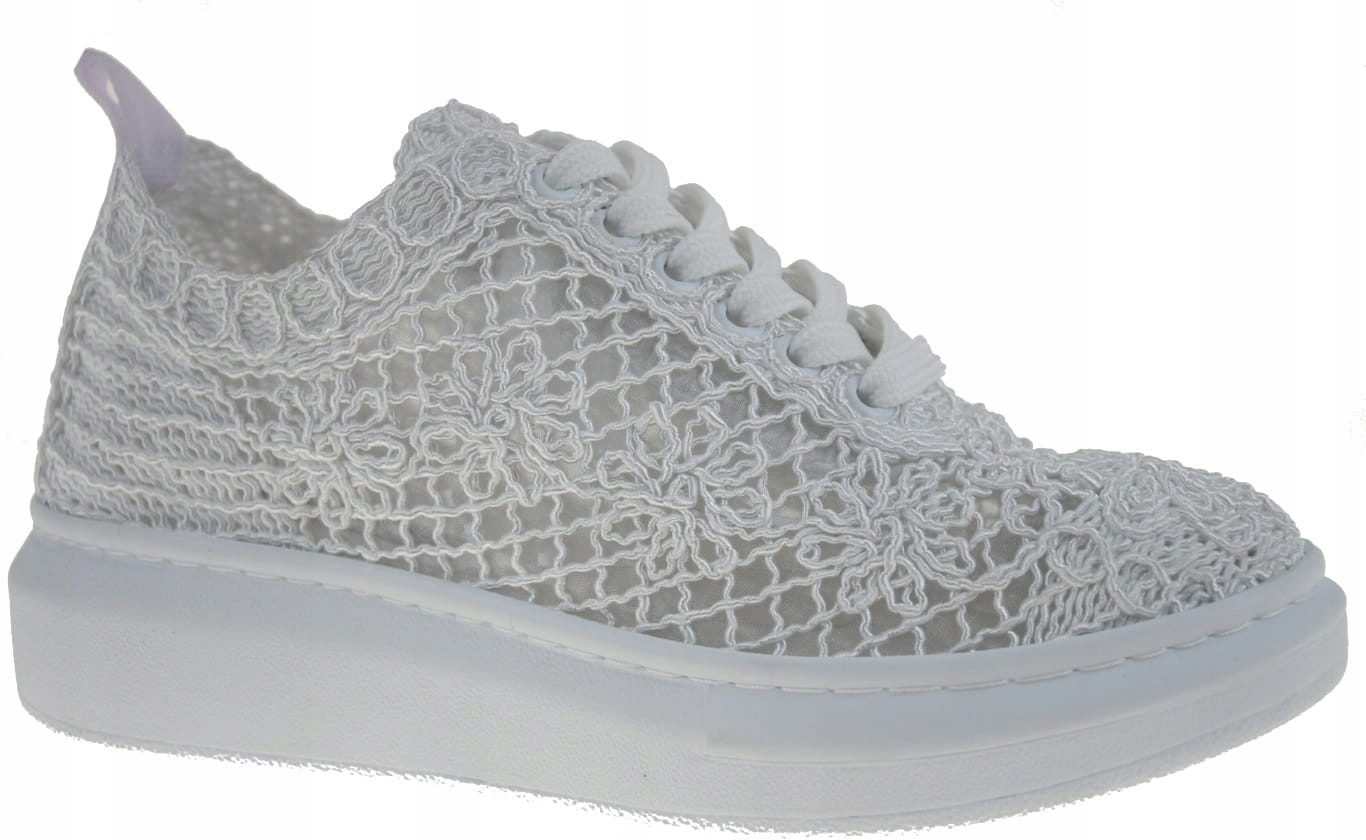 Dámské Polobotky Artiker 50C1115 Bílé Krajkové Must-have Lata! VEL.40