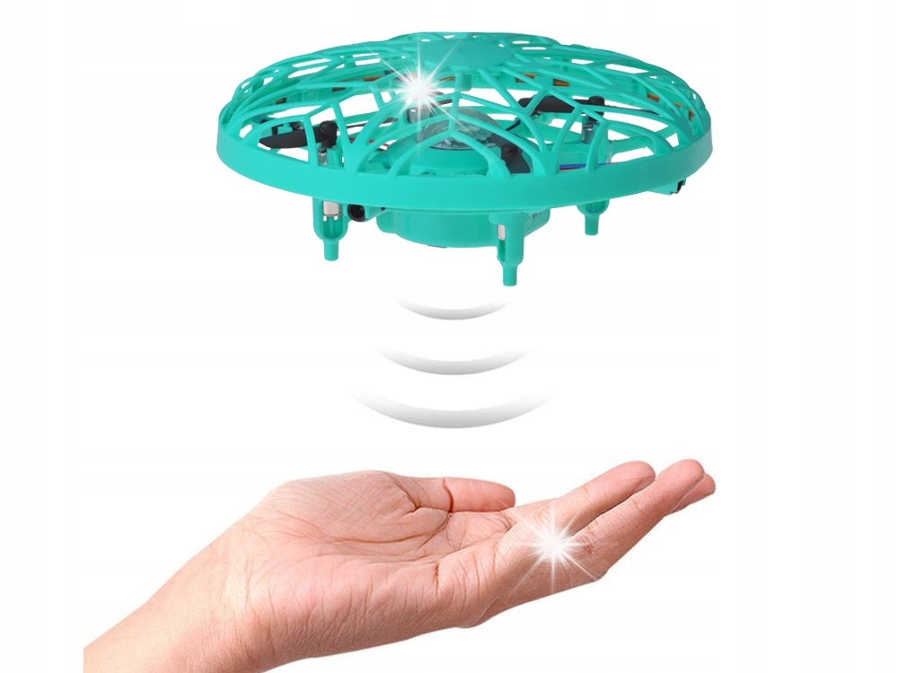 Zdalnie Sterowany DRON DYSK RC0653 Sterowanie Ręką LED
