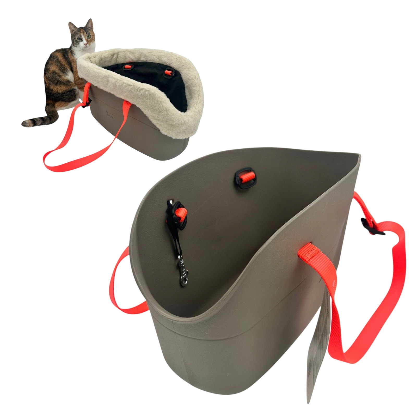 Ferplast With Me Winter Torba dla Psa Kota Królika z Ocieplaczem Pomarańcz