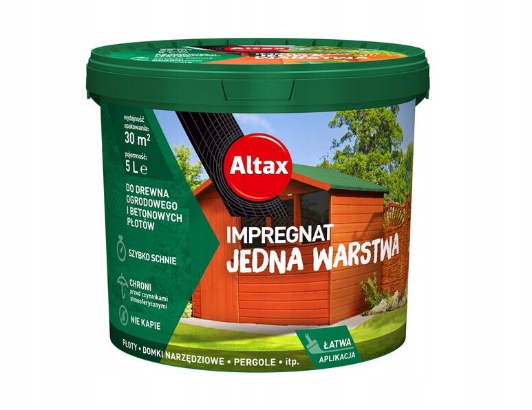 

Altax Impregnat do drewna Ogrodowy 4,5L Tik