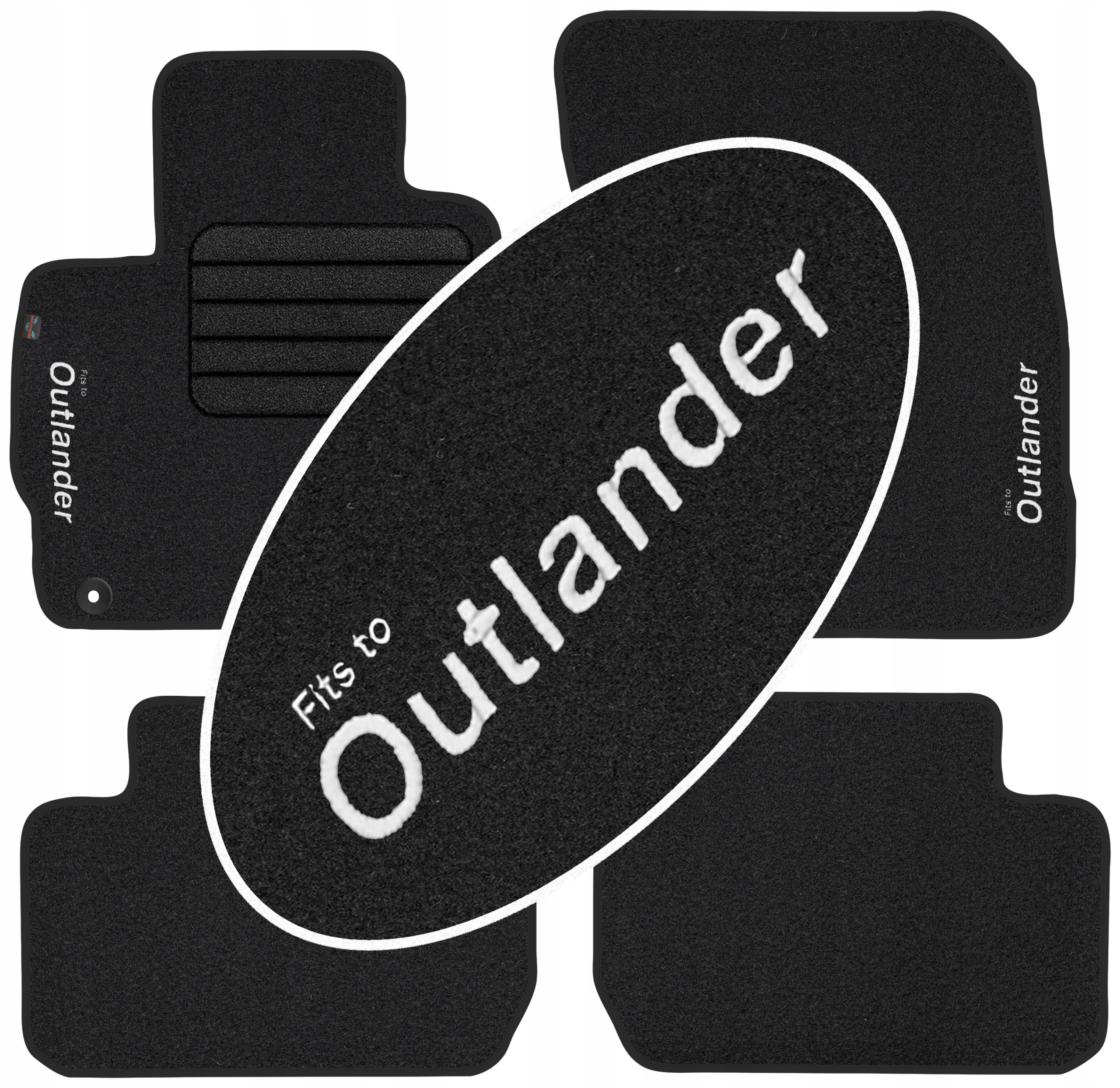 

Outlander III 5os 2012- Welurowe z Haftem