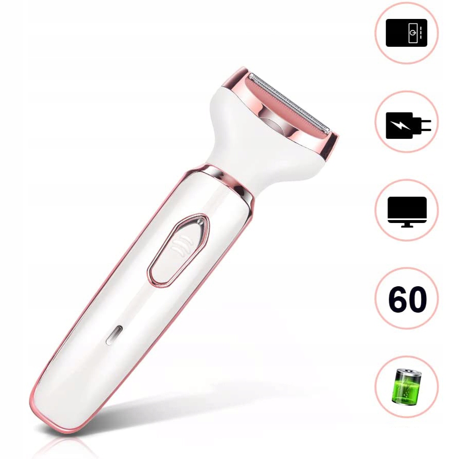 4 W 1 ELEKTRYCZNA GOLARKA DLA KOBIET DO GOLENIA NA MOKRO I NA SUCHO Z USB Marka inna marka