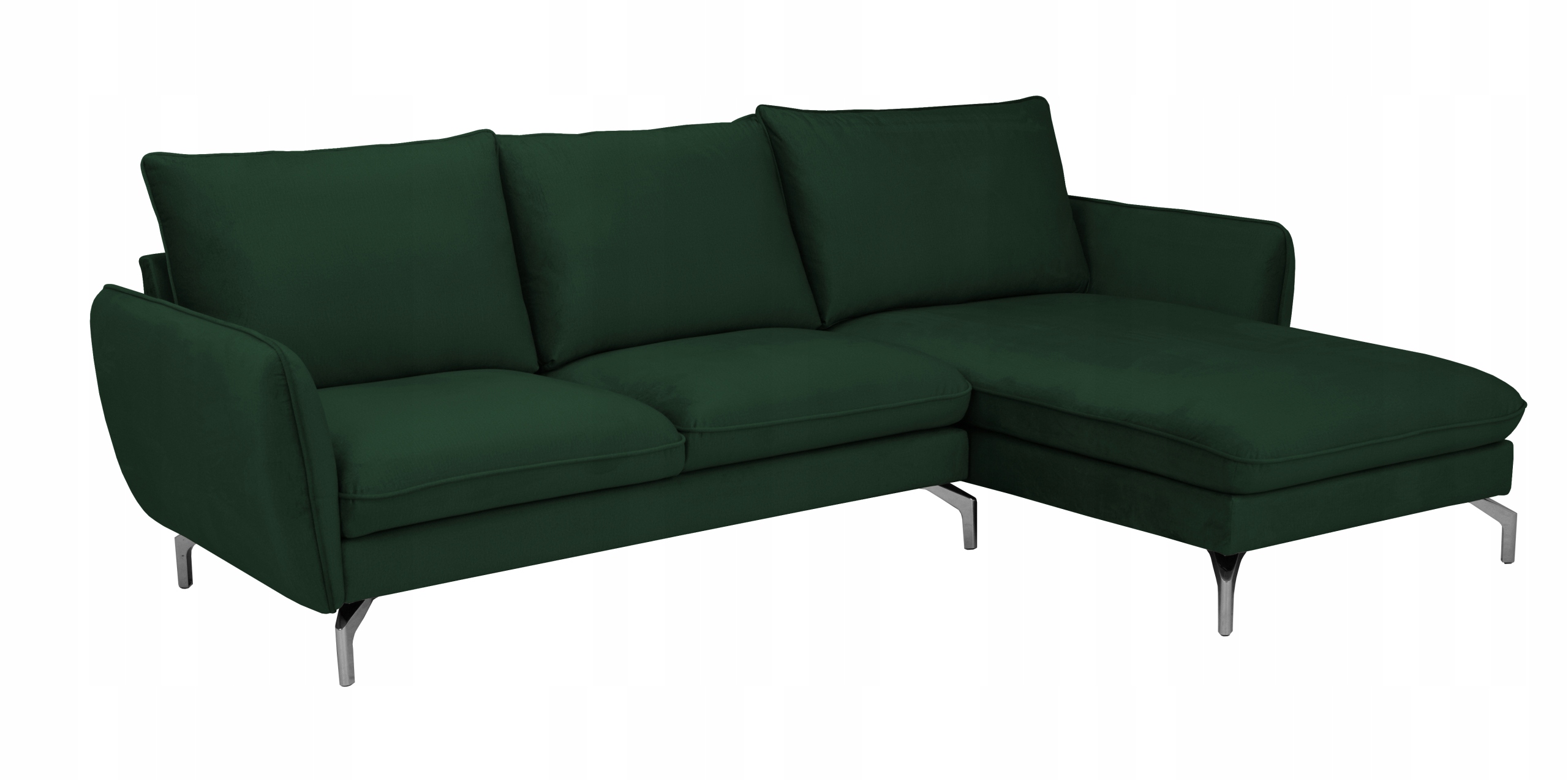 Wygodny Narożnik Lavard 2 Boki Rogówka Welur