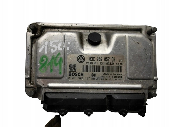 SEAT IBIZA 1.6B 0261S04187 03C906057CA Computer EC
