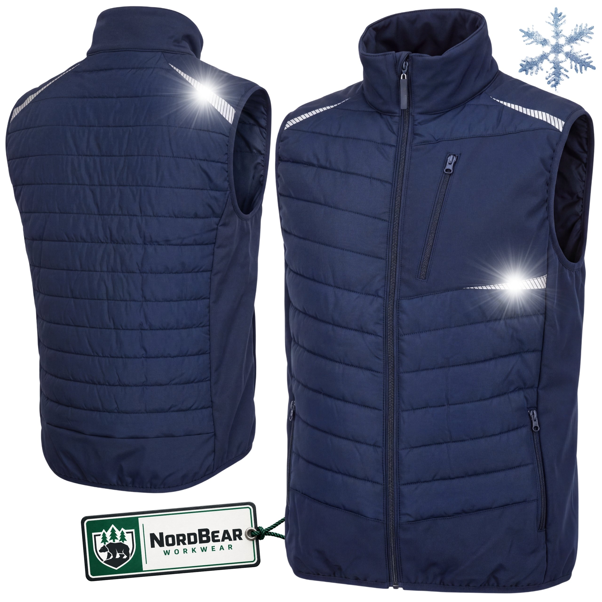 Zateplená mikina bez rukávů Mikina mikina Softshell Bozp Pánská Zimní