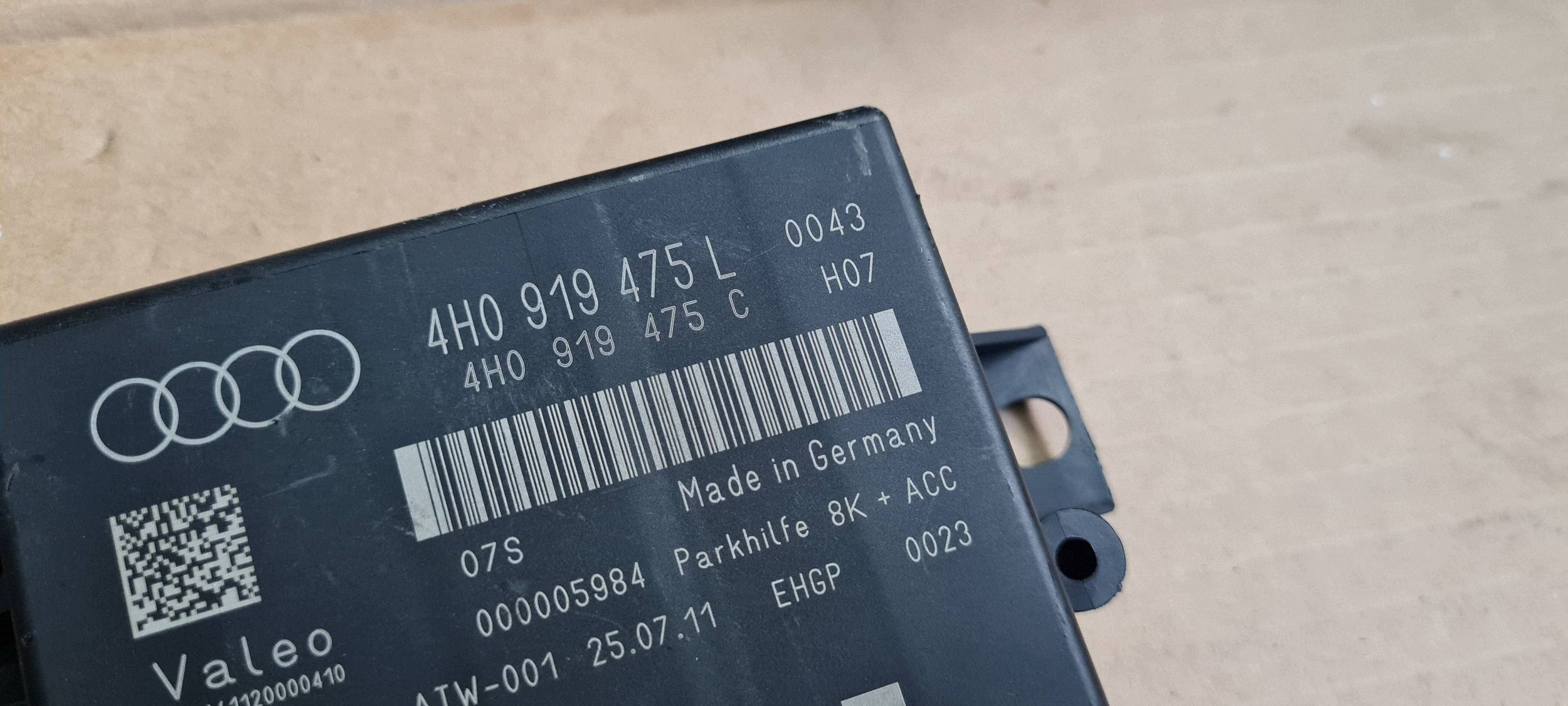 A7 4G modulo Centralina PDC parcheggio 4H0919475L A6 C7 4G