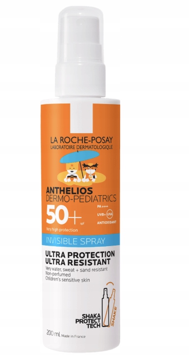 LA ROCHE POSAY ANTHELIOS DERMO-PEDIATRICS NIEWIDOCZNY SPRAY SPF50+ 200ml