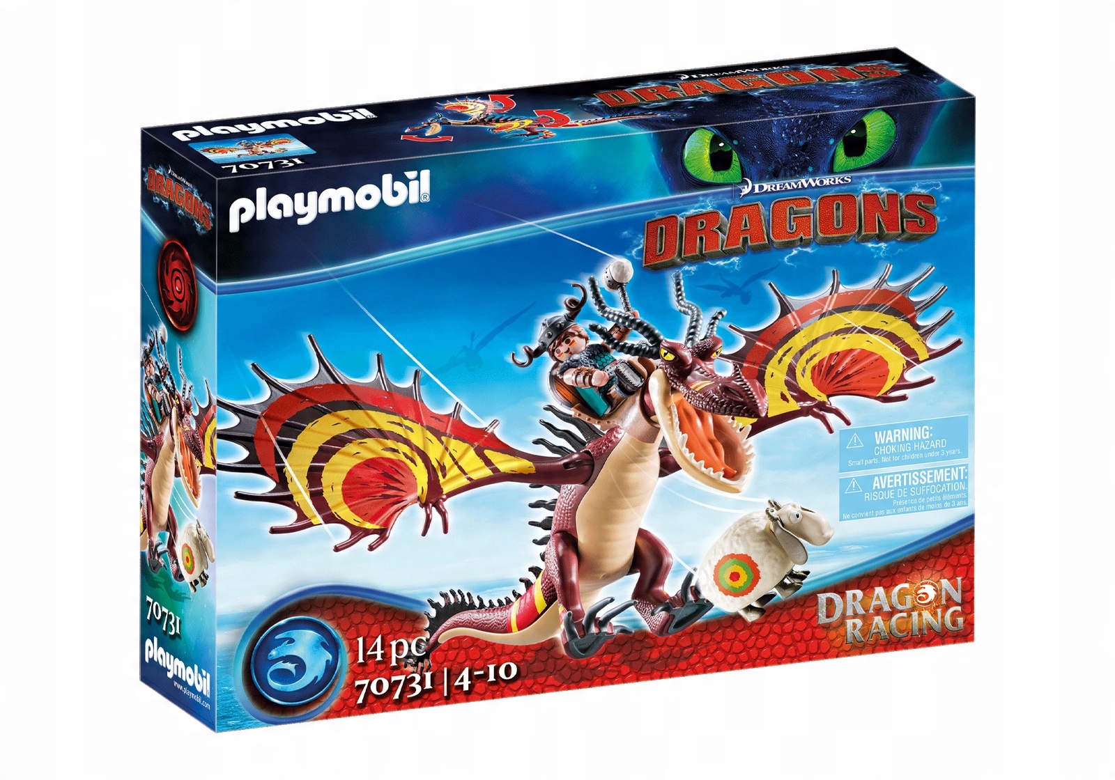 

Playmobil 70731 Sączysmark Hakokieł Wyścig Smoków