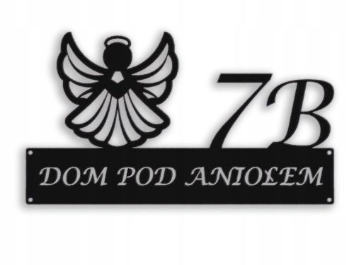 Číslo Na Dom 80 cm Tabuľa Adresa Ocel 2 mm Grafika 18