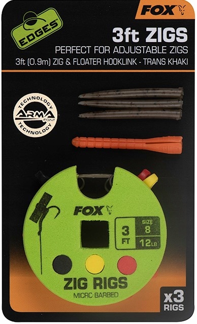 

Zestaw Przypon Fox Do Zig Rig 8 12lb 3ft