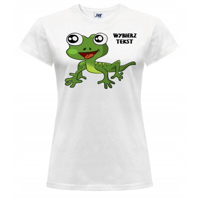 

Koszulka Damska T-shirt Jaszczurka Kameleon XXL