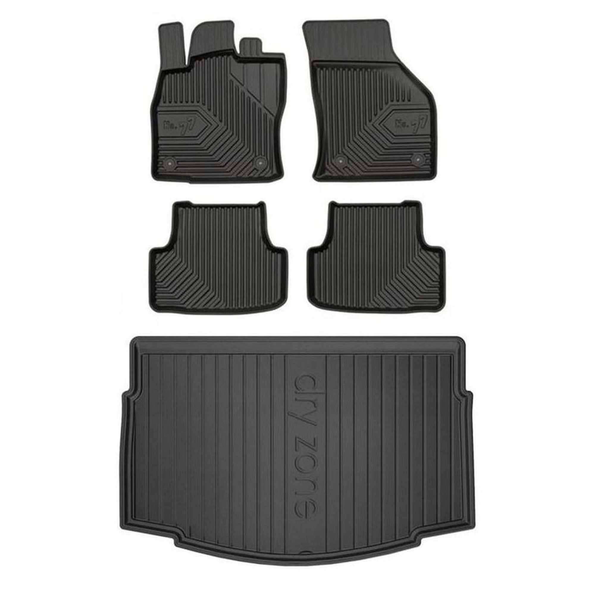 Gumová sada kobercov a rohoží Volkswagen Golf VII 2012-2020