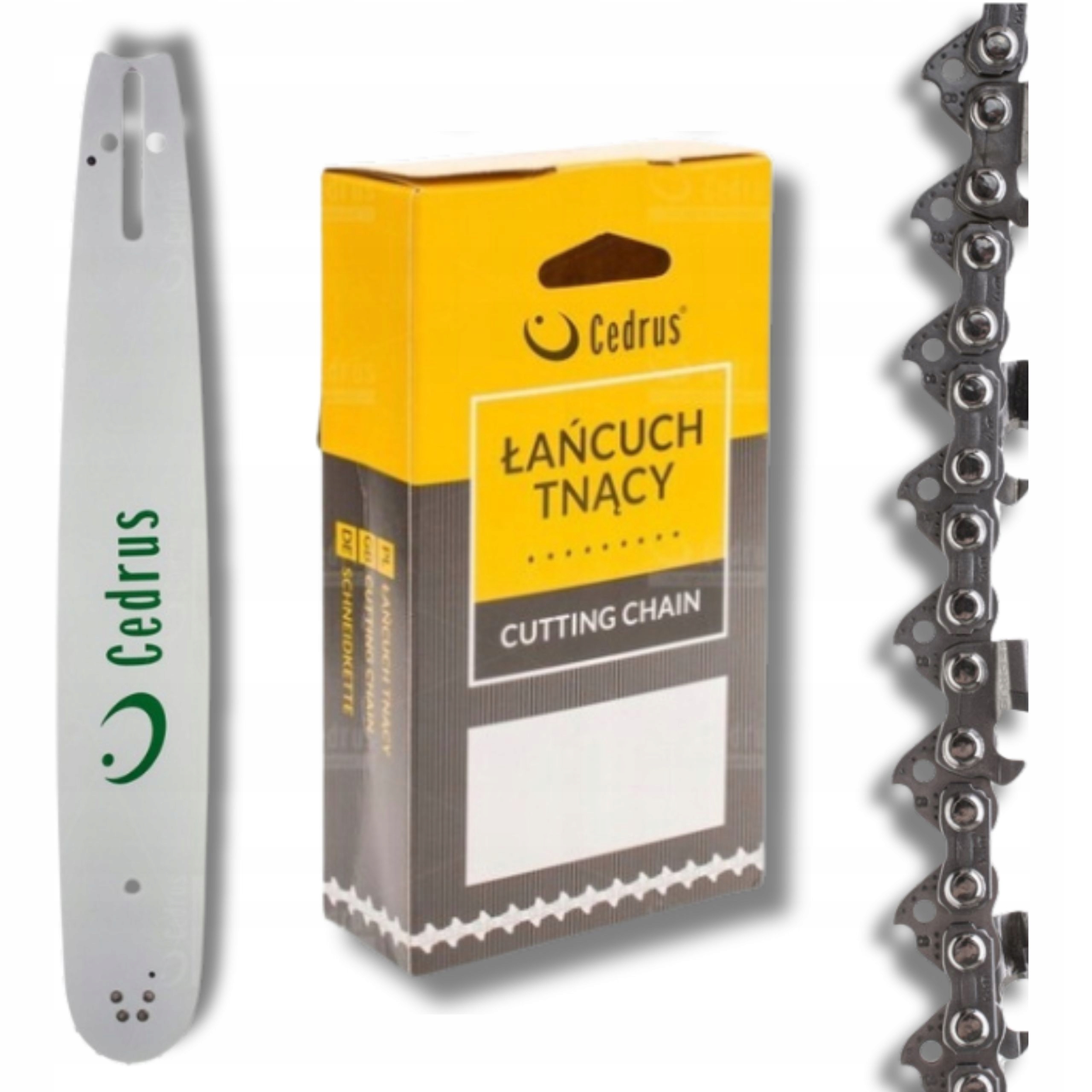 Prowadnica 38CM Łańcuch Tnący Widiowy 325" 64 Ogn Husqvarna 36 40 42 45 51