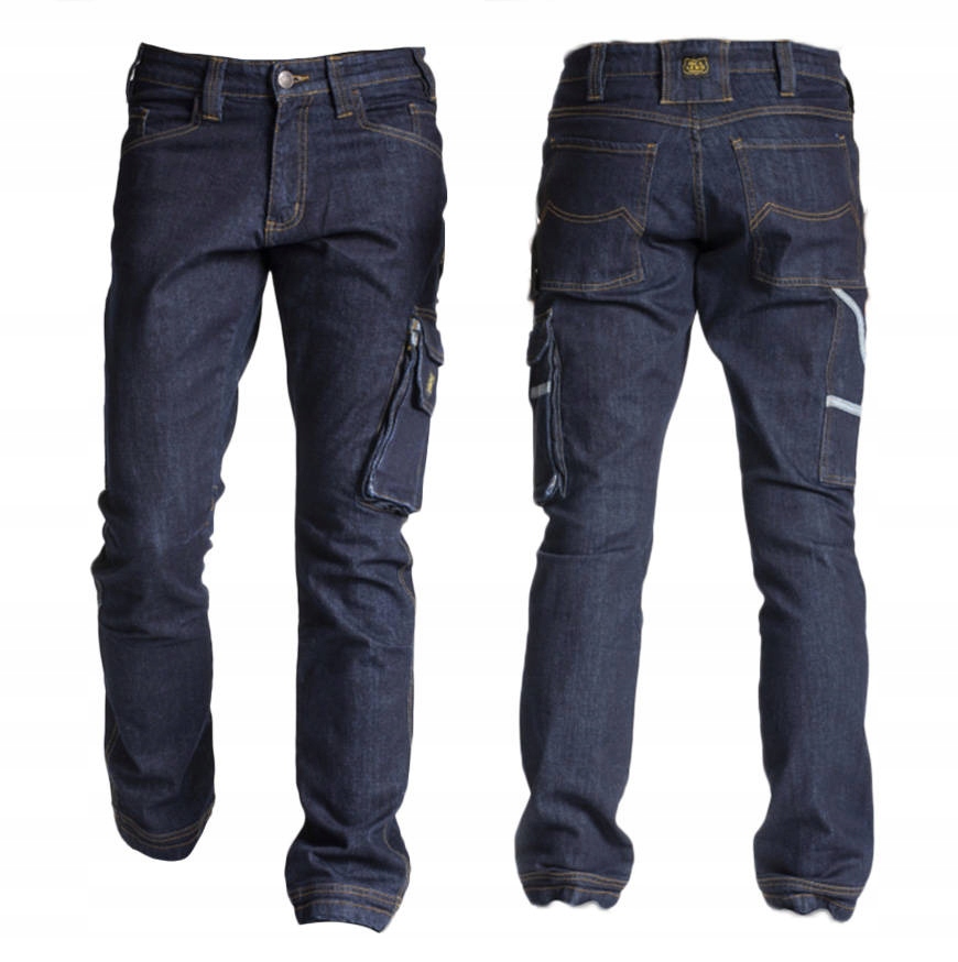 Джинсовые рабочие брюки эластичные R. 54