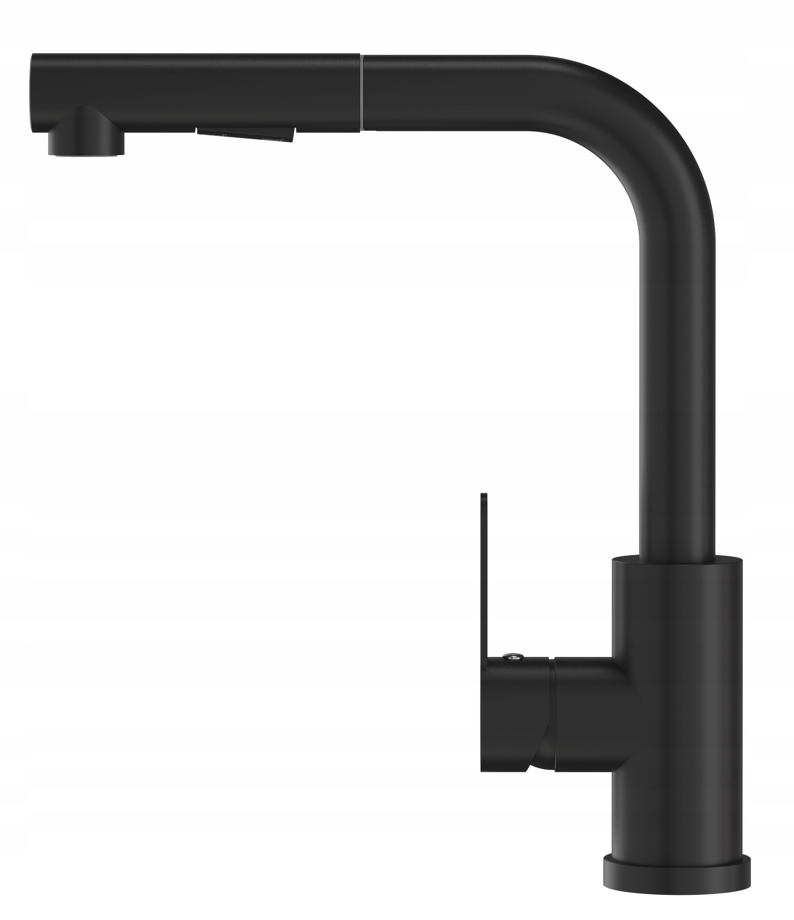 Kuchynský Kohútik Čierny S Výsuvným Výtokom, 2 Prúdy Do Drezu Ebro