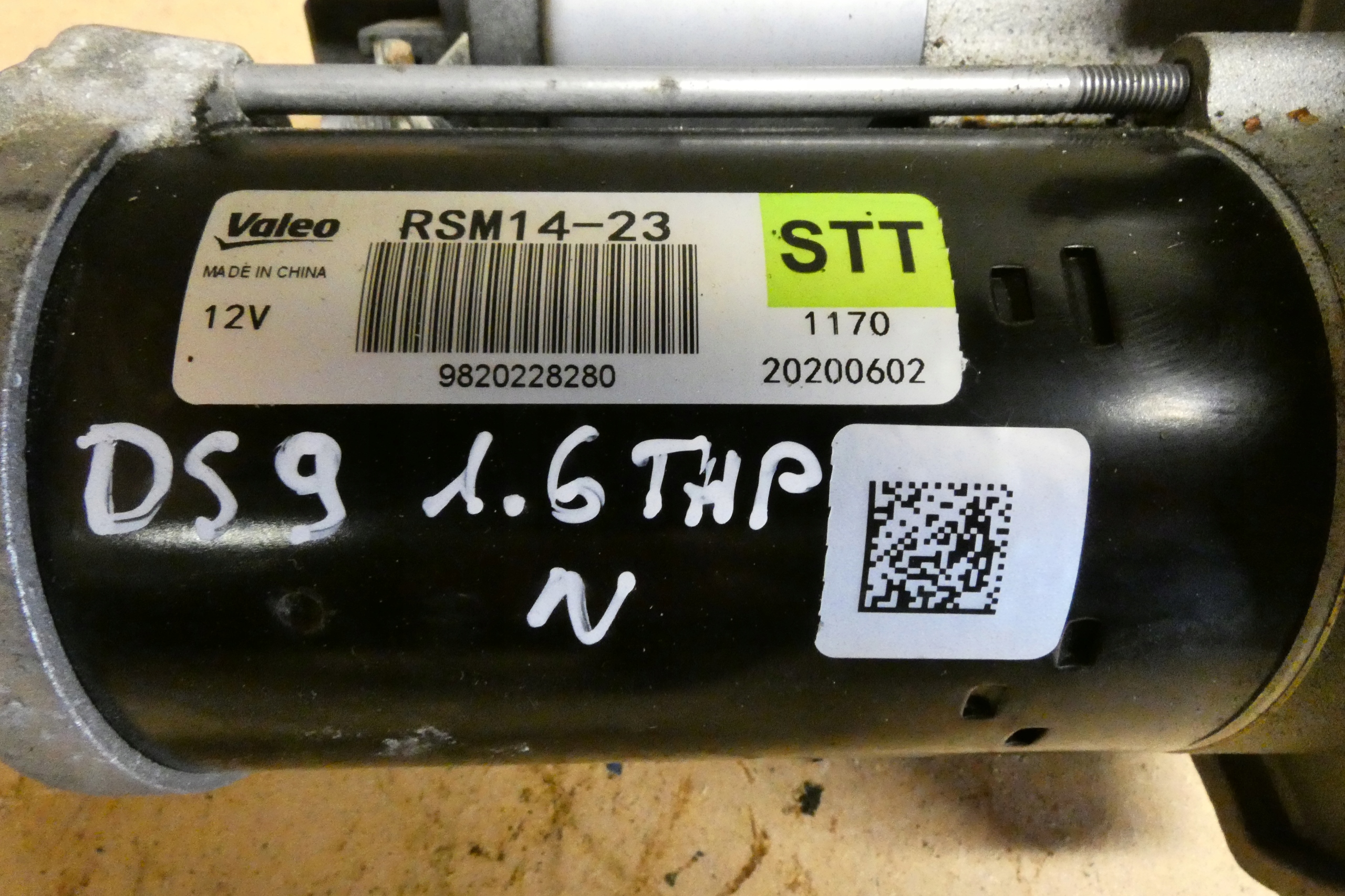 Citroen C5 X 1.2 1.6 THP starter 9820228280