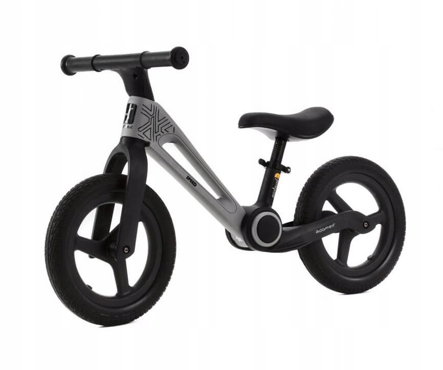 Rowerek Biegowy Dziecięcy Składany Adamex Dzieci 2-5 Lat Speed Szary Grey