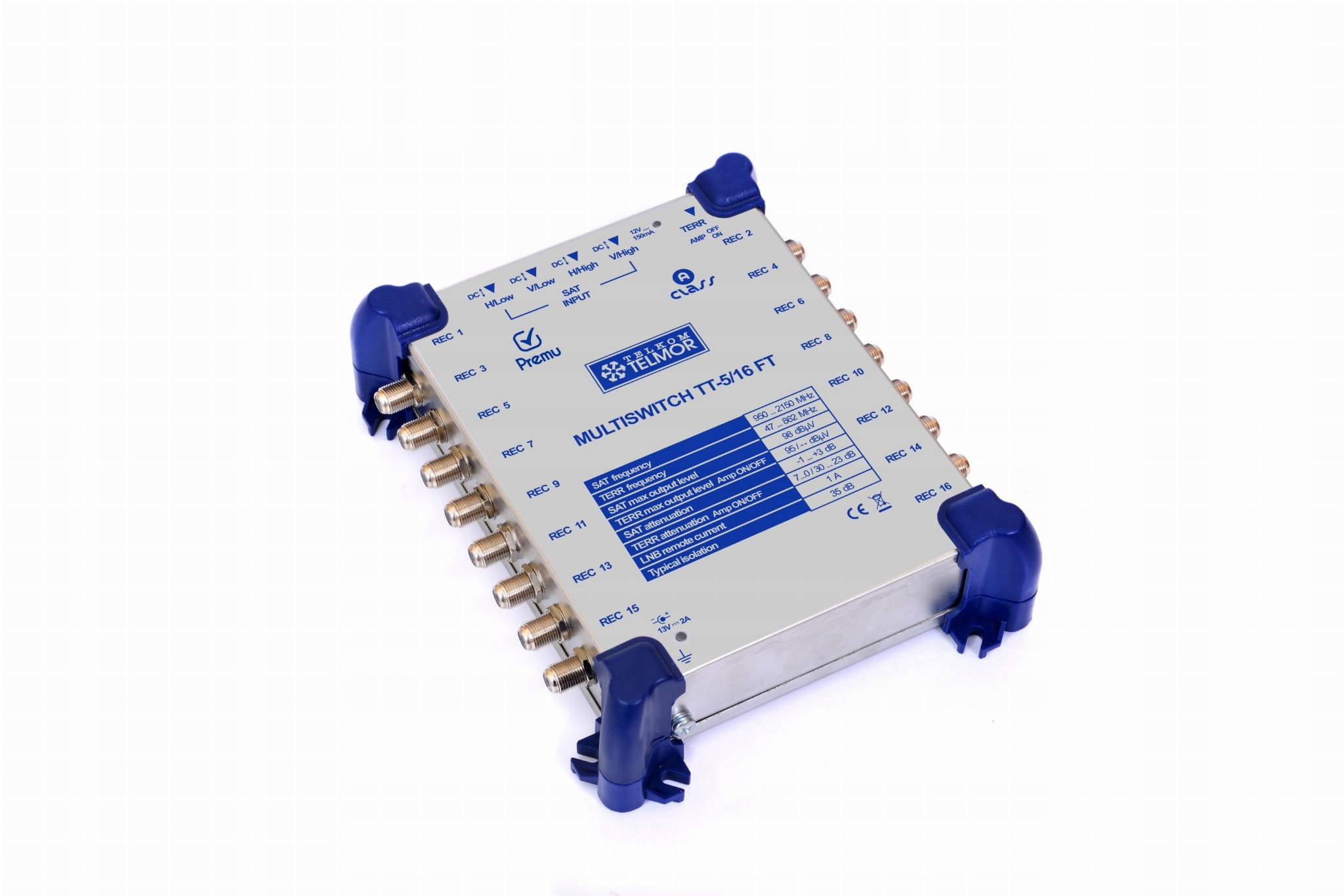 Multiswitch TT-5/16FT Premu z zasilaczem Telmor