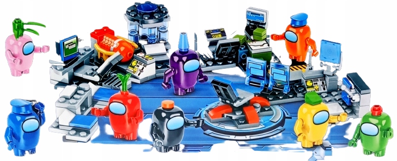 КОЛОДКИ among us НАБОР ФИГУРКИ IMPOSTOR 8-?-1 КОРАБЛЬ