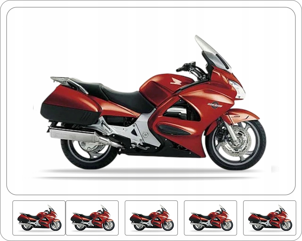 Samolepky Juula Pro Honda St 1300 Pan European 2004 Červené R151