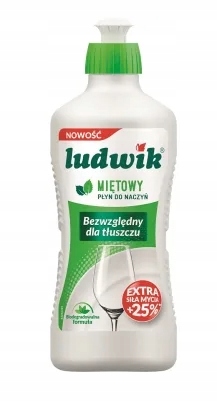 

Ludwik, Płyn do mycia naczyń, mieta, 450 ml