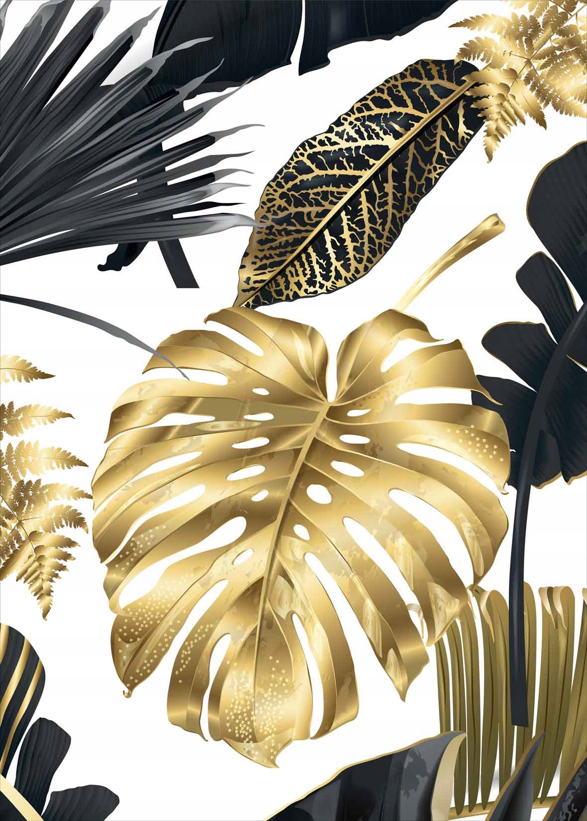 

Monstera złota Plakat Plakaty B2 70x50cm Papier200