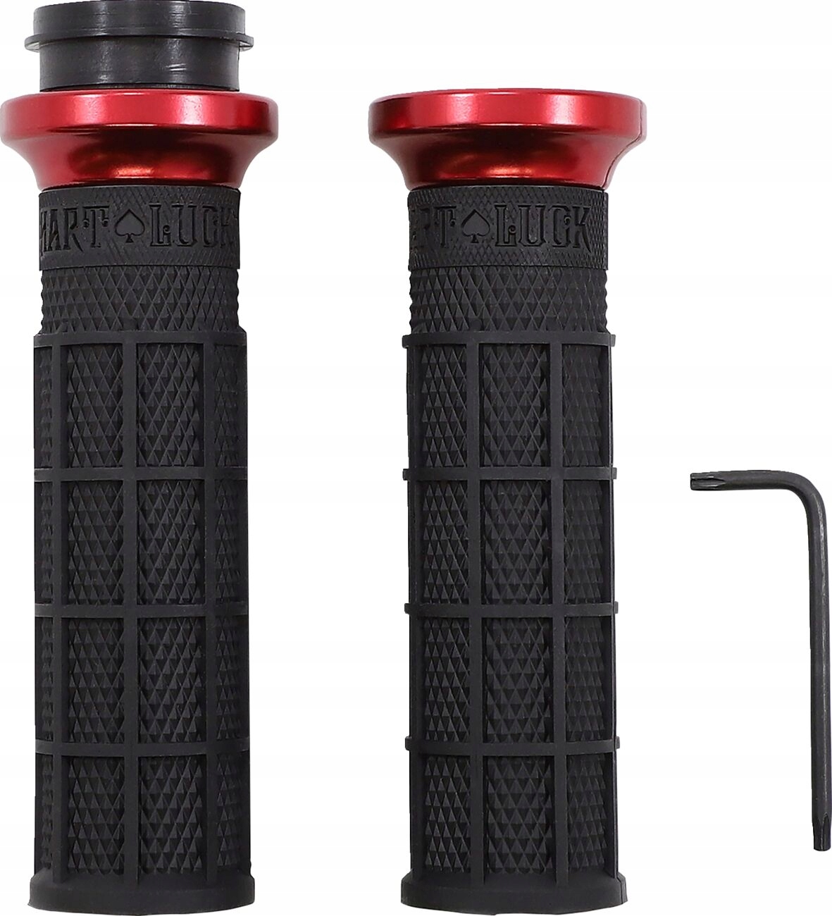 Manžety Volantu Odi Harley Hart-luck V-twin Lock-on Black/red 25MM