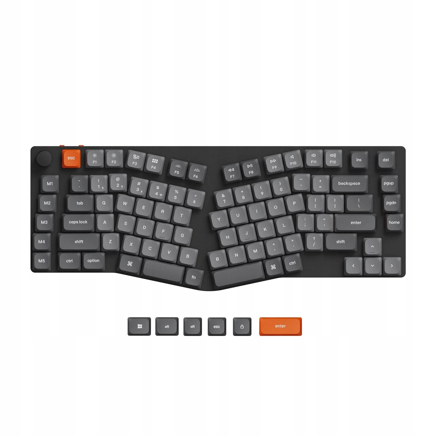 Keychron K15 Max Qmk Bezdrátová mechanická klávesnice Alice Layout H1
