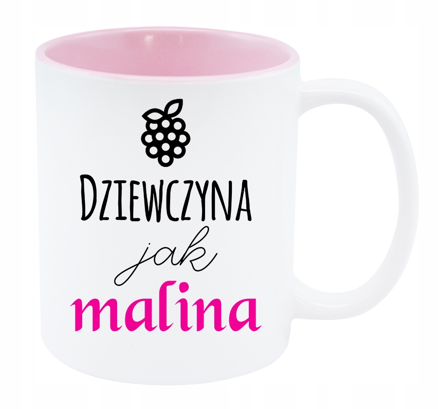 

Kubek Dziewczyna Jak Malina Różne