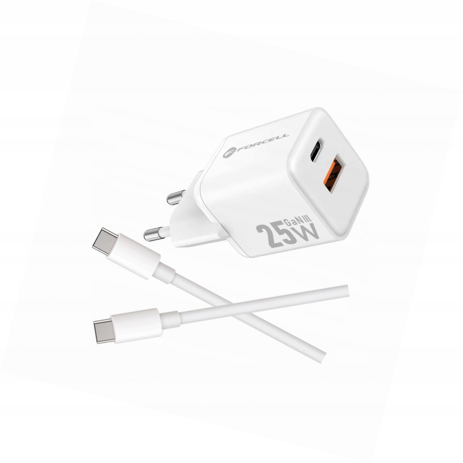 Szybka ładowarka Gan 25W z długim kablem Usb-c do Samsung Galaxy A50