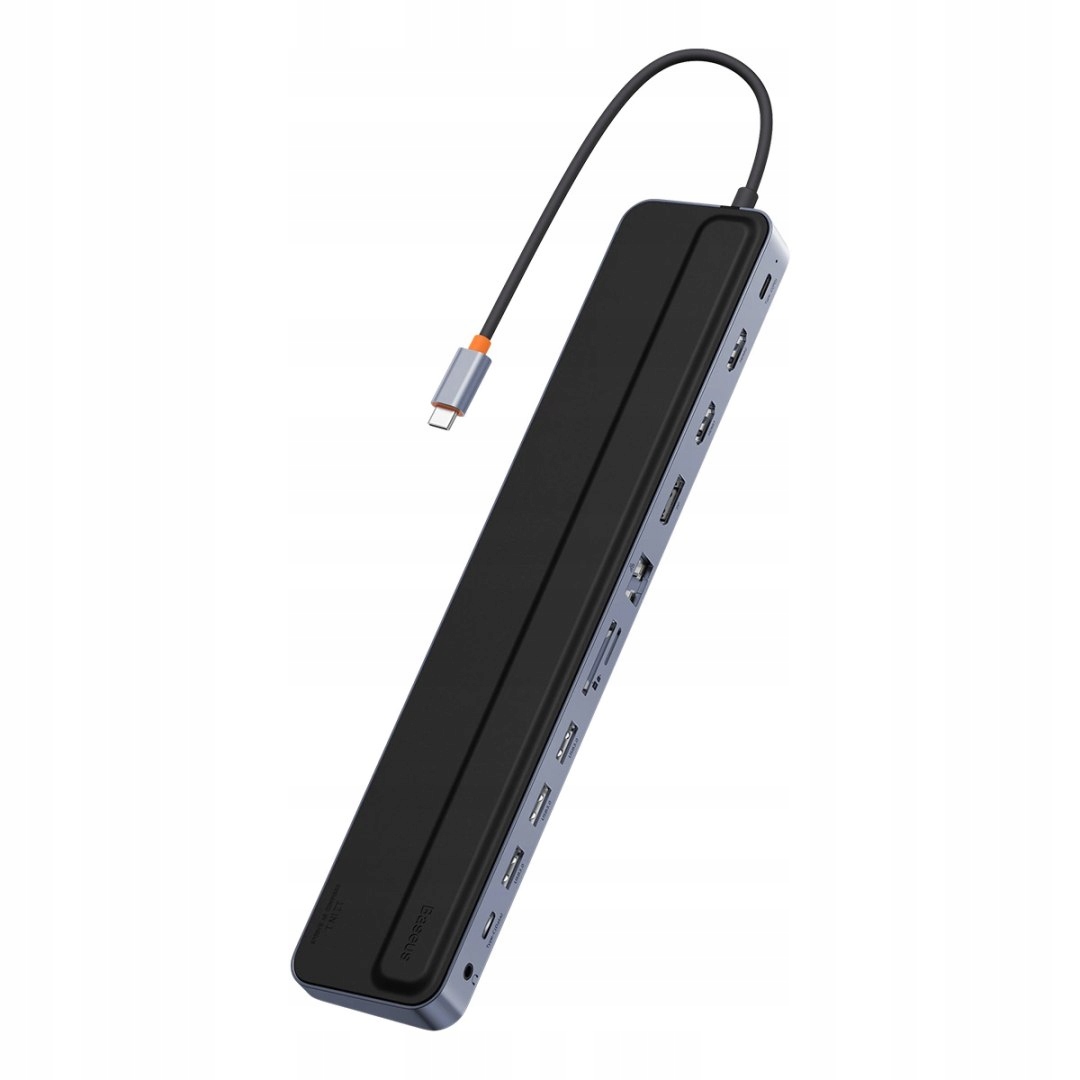 Baseus EliteJoy Gen2 uniwersalny Hub Usb 12w1 z kablem Usb-c 25cm podstawka