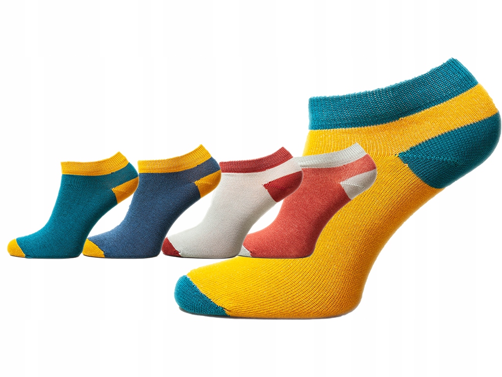 

5x Skarpetki stopki dwukolorowe mix kolorów 41-43