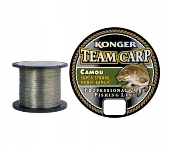 Żyłka Karpiowa Wędkarska Team Carp Camou 0.30mm 1000m Konger 227001030