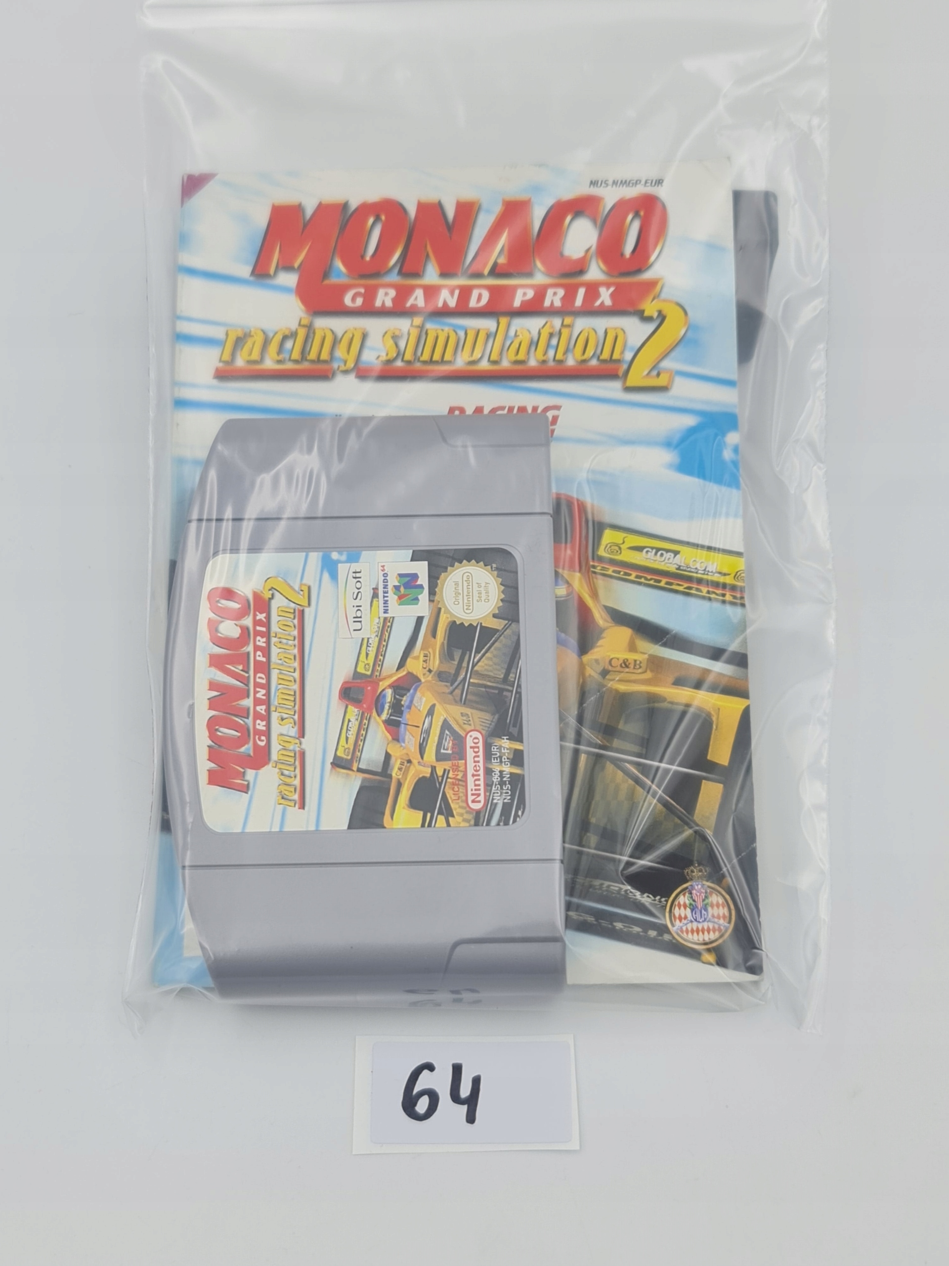 NINTENDO 64 MONACO GRAND PRIX RACING SIMULATION 2 Producent Nintendo