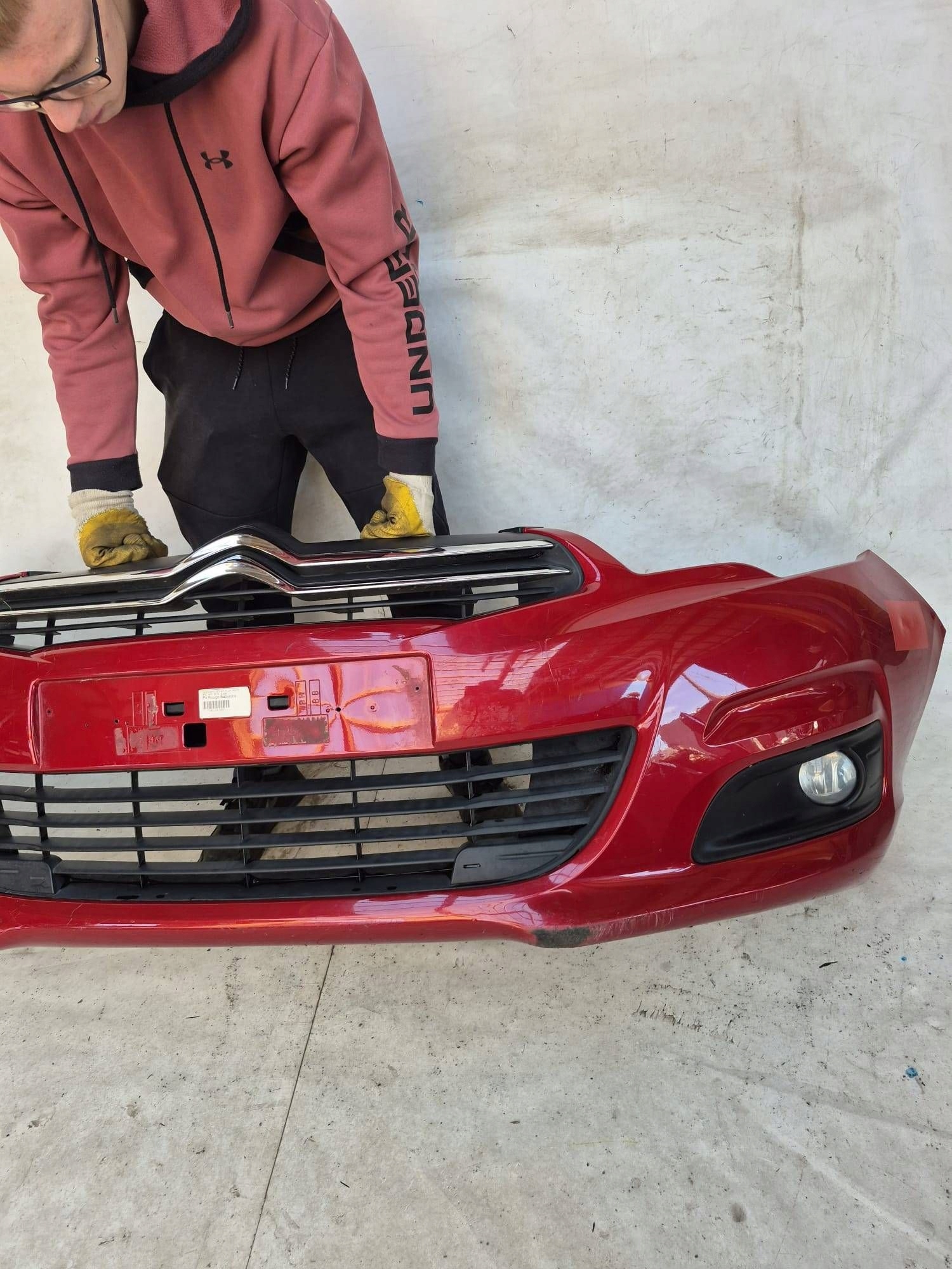 CITROEN C4 II 2 10- bumper front front without DZIUR 9676285080A