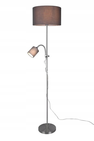 Podlahová lampa s dodatočnou striebornou lampou Rl