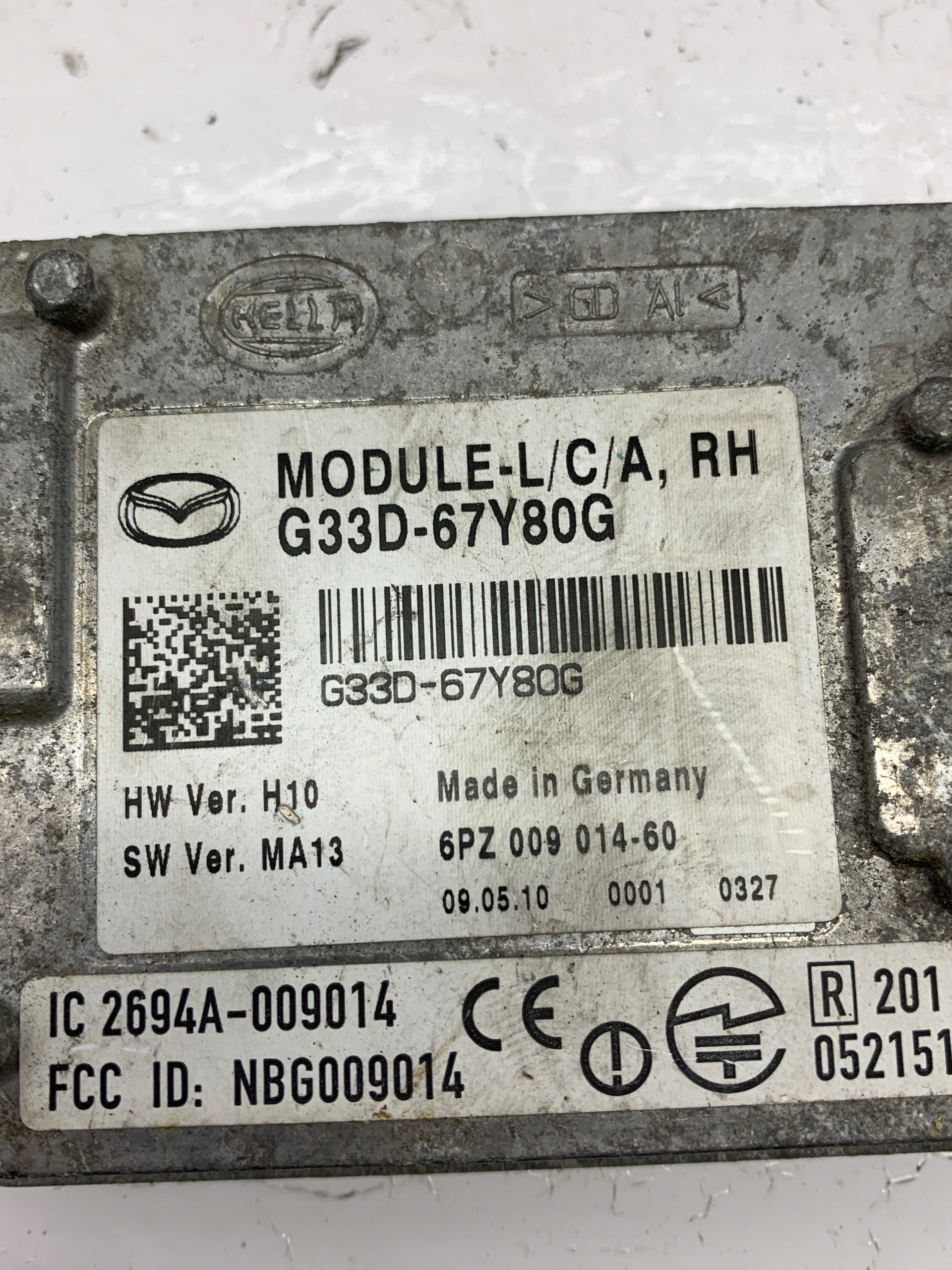 modulo centralina G33D-67Y80G MAZDA