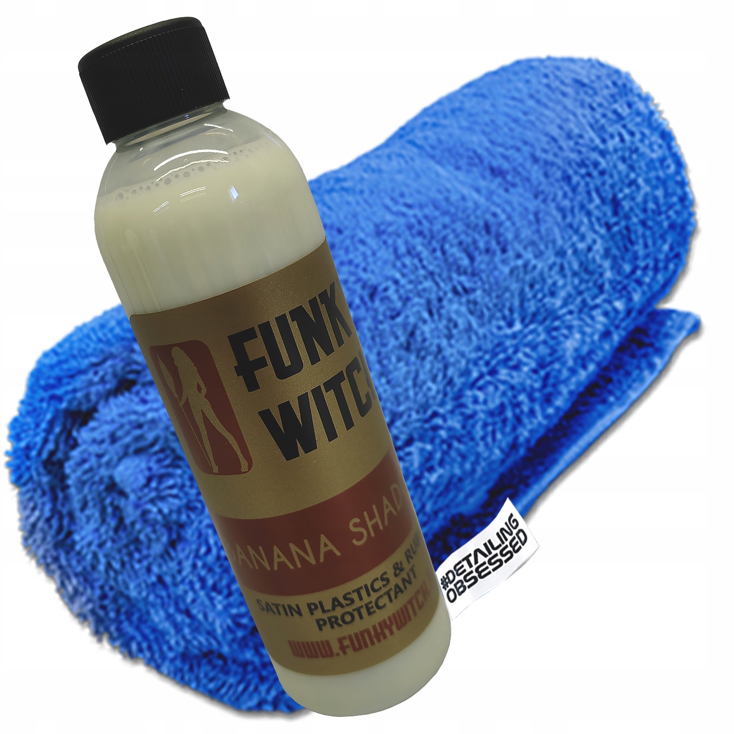 Funky Witch Banana Shadow Satin Plastic&rubber Protectant 215ml dressing