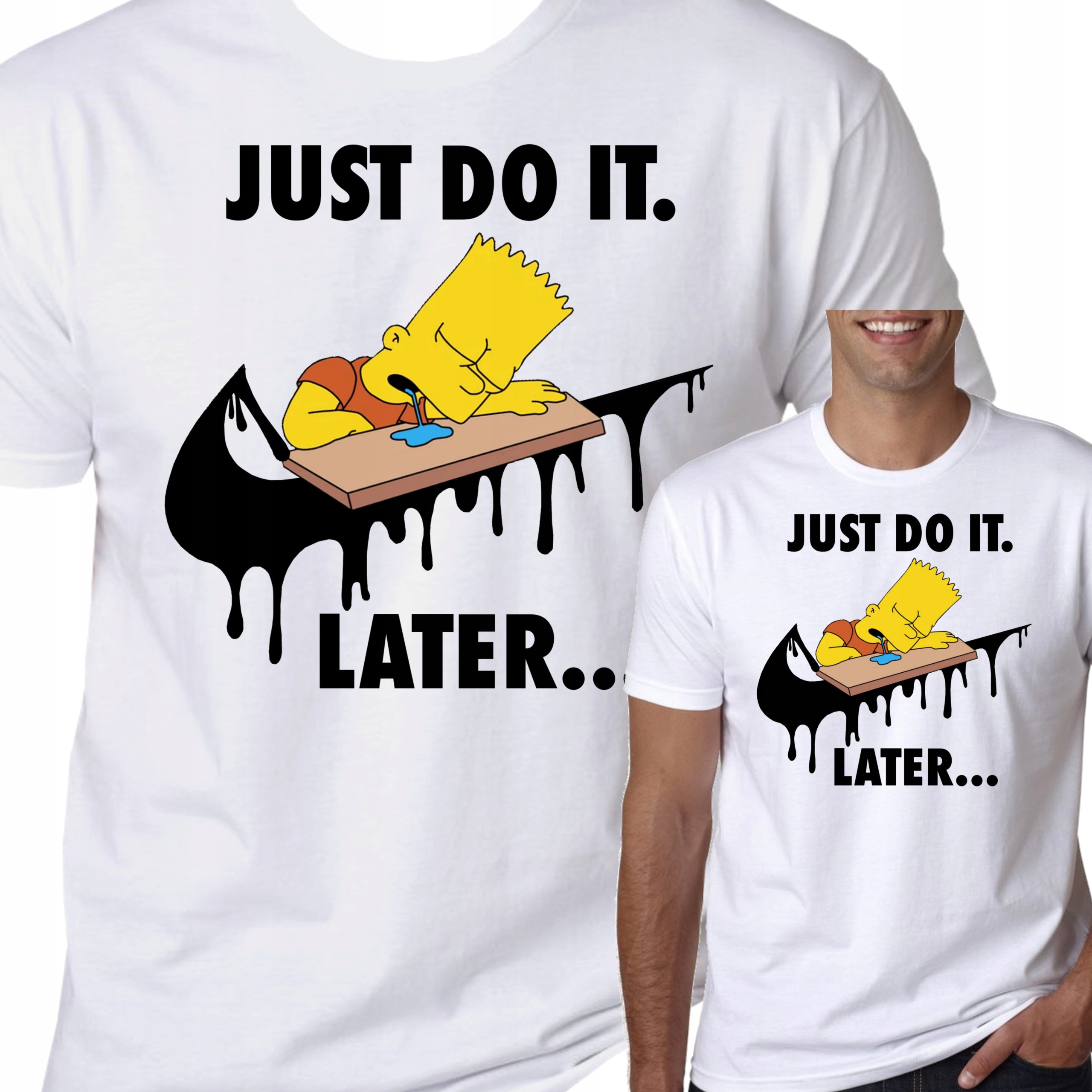 

T-Shirt Koszulka Simpsons Bart Just Do It M 0791