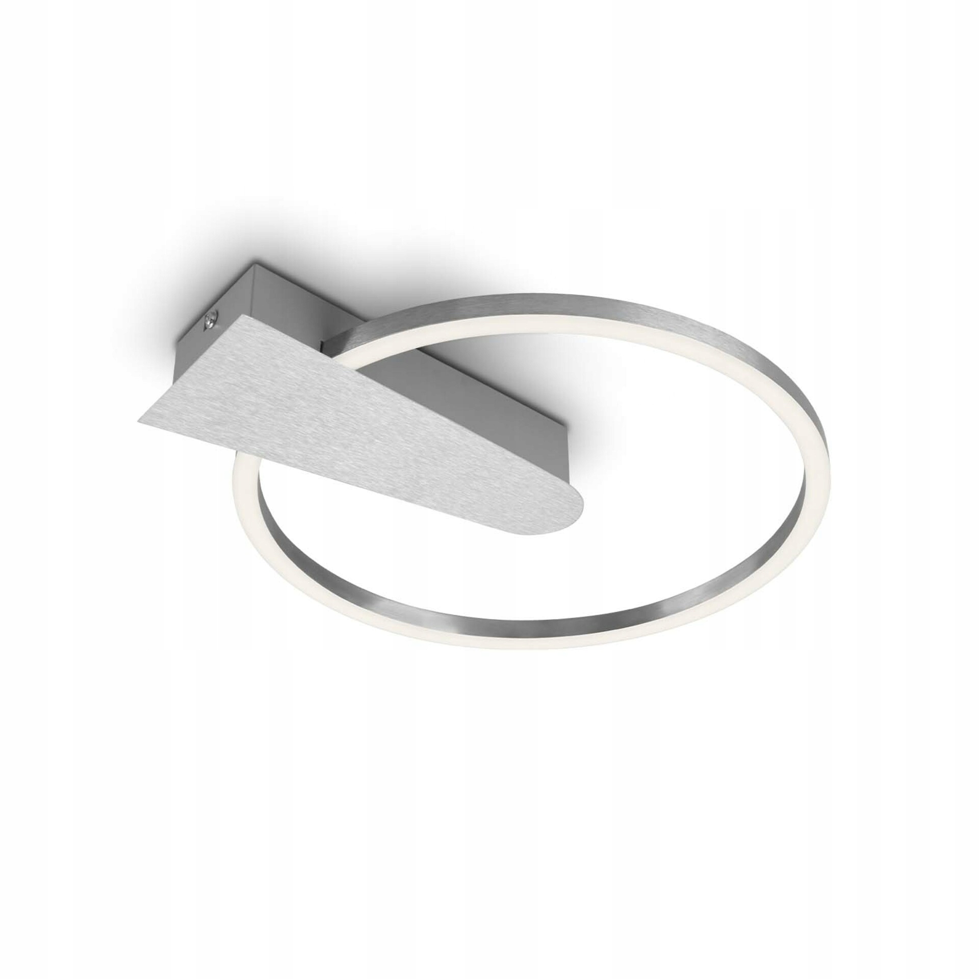 Briloner Led stropný 12W, 29,5cm, masív, hliník-chróm